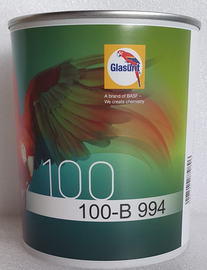 Glasurit Wasserlack 100 B 994 Tiefschwarz in 1 ltr.