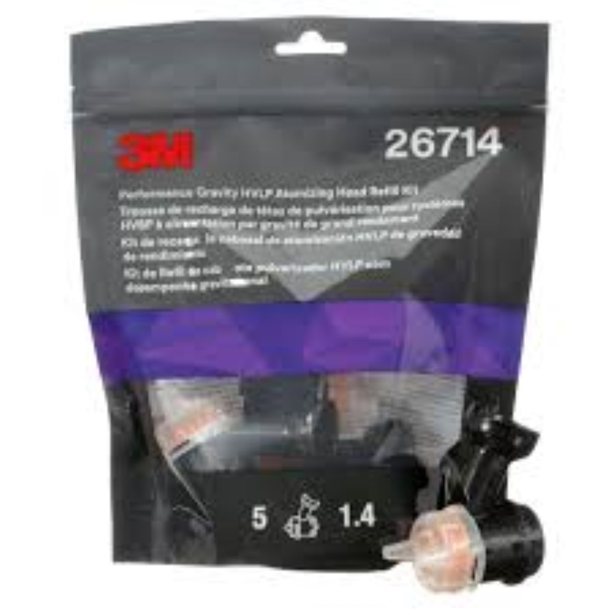 3M Hochleistungsdüsenköpfe HVLP 1.4 26714 5 Stück