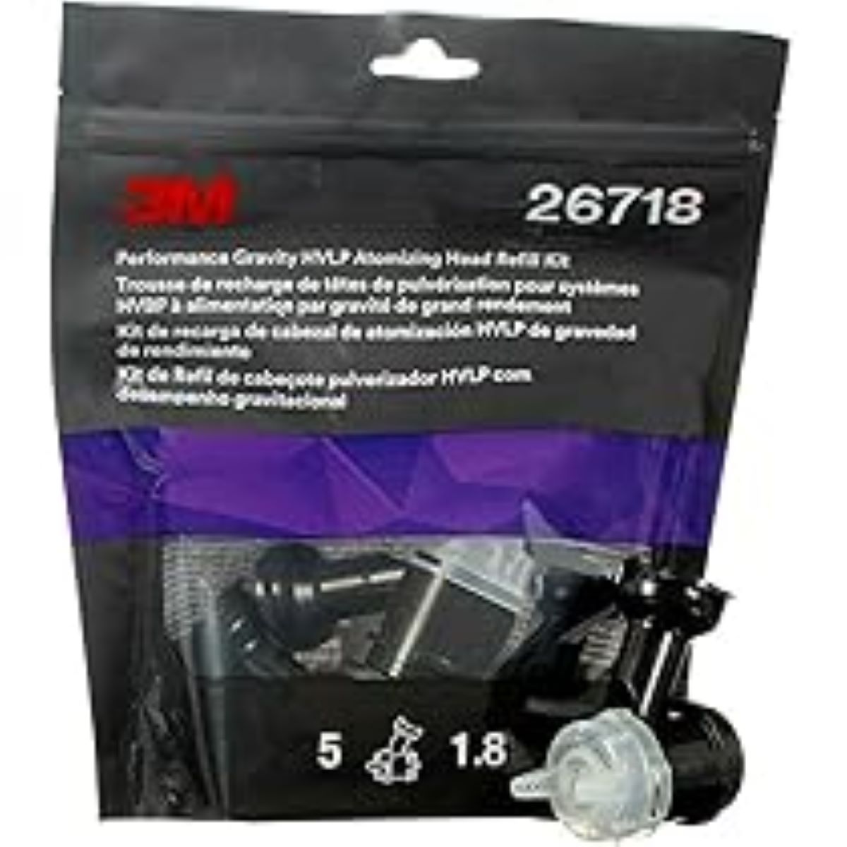 3M Hochleistungsdüsenköpfe HVLP 1.8  5 Stück 26718