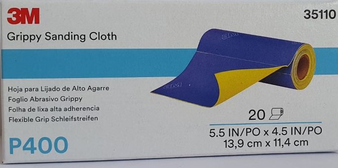 3M Flex. Streifen auf Rolle perforiert,139x114mm K400 35110