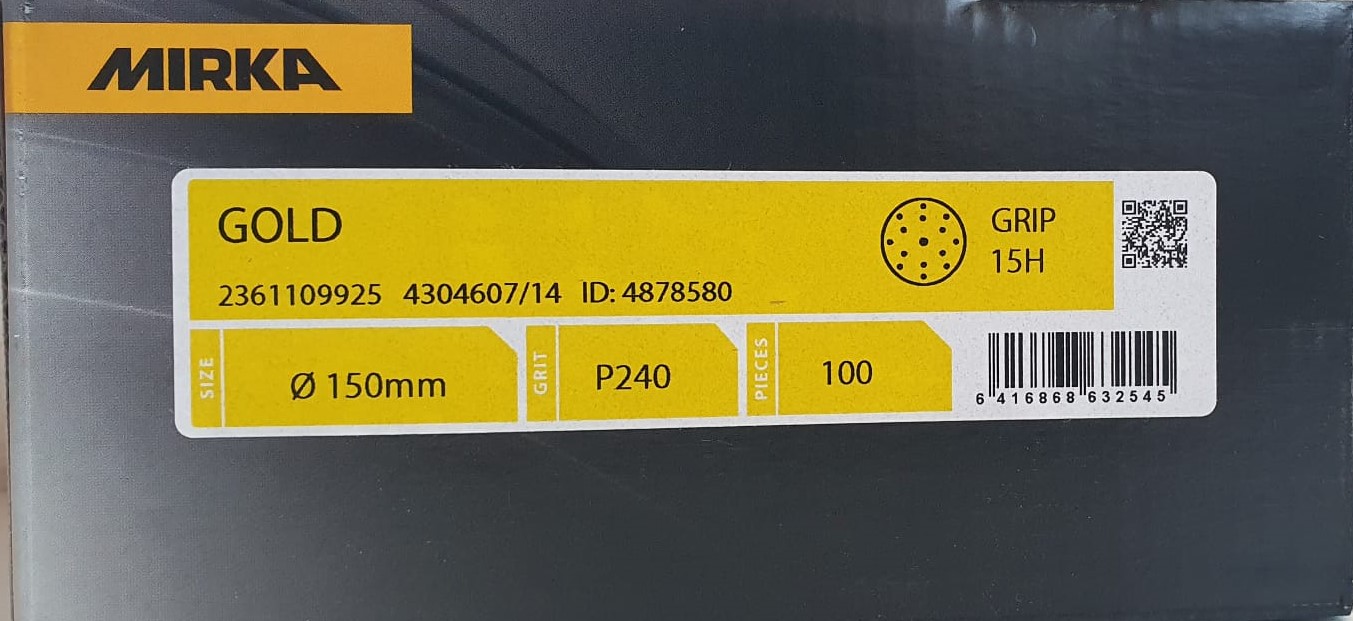 Mirka Gold Scheiben 150 mm K 240