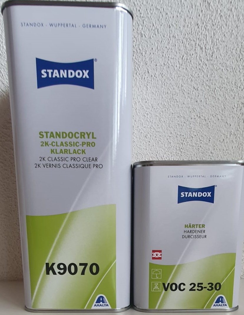 Standox2K-Classic-Pro-Klarlack K9070- SET mit Härter 25-30 7,5 Liter