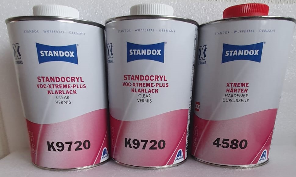 Standox 2K VOC Xtreme Plus Klarlack K9720 SET mit Härter 4580 Air 3 Liter