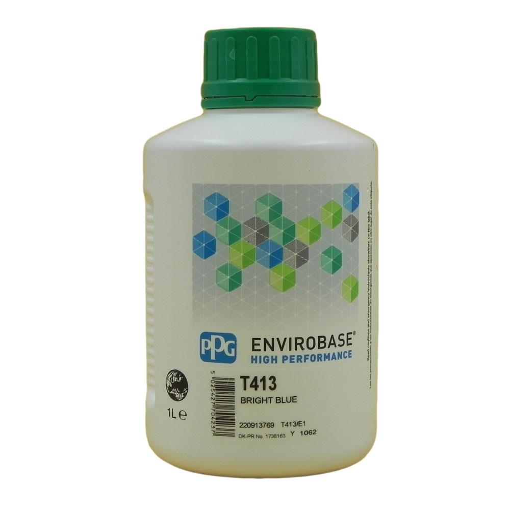 PPG Wasserlack T413 Bright Blue  in 1 ltr. Enviro