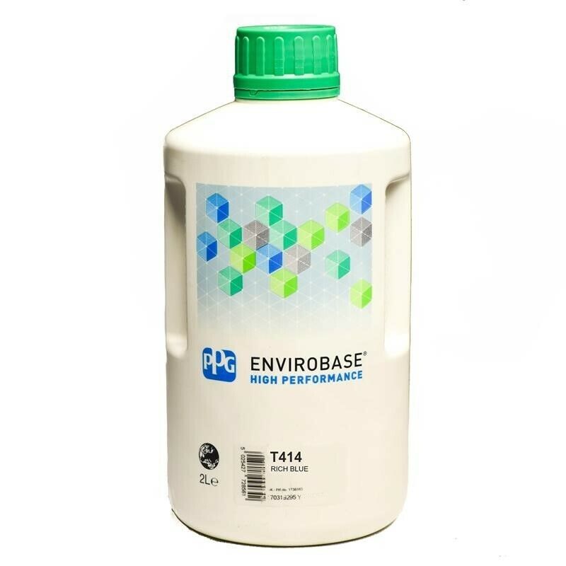 PPG Wasserlack T414  Rich Blue  in 2 ltr. Enviro