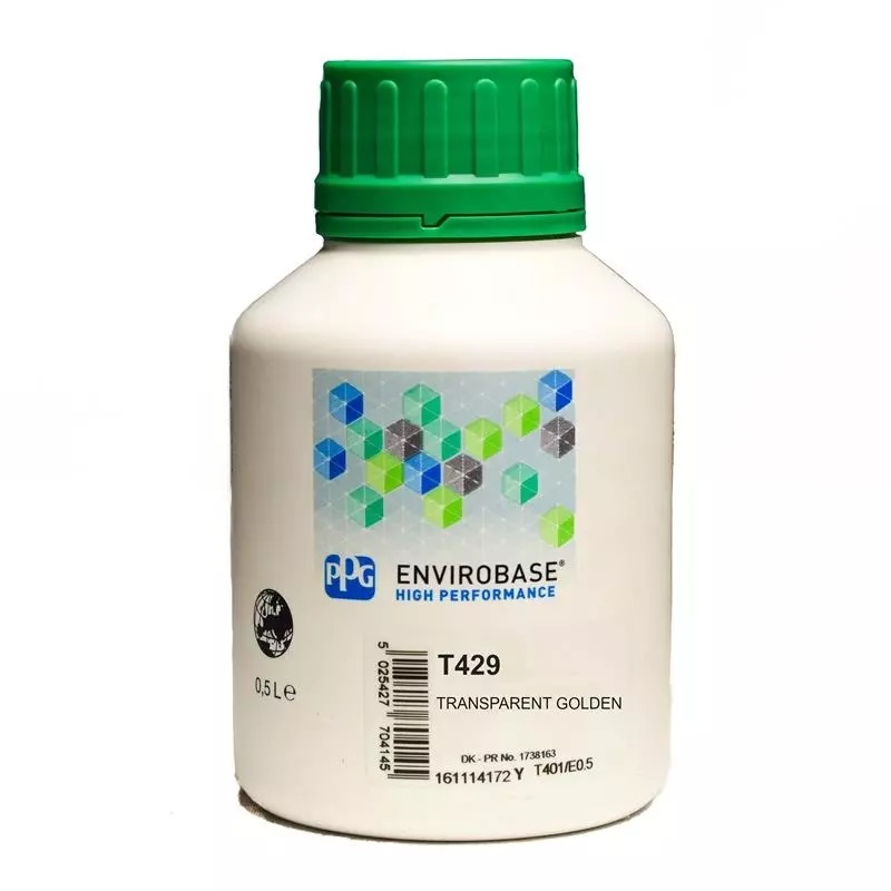 PPG Wasserlack T429 Transparent Golden Yellow in 0,5 ltr. Enviro