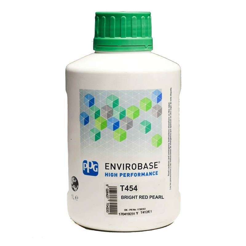 PPG Wasserlack  Bright Red Pearl T454 in 1 ltr.
