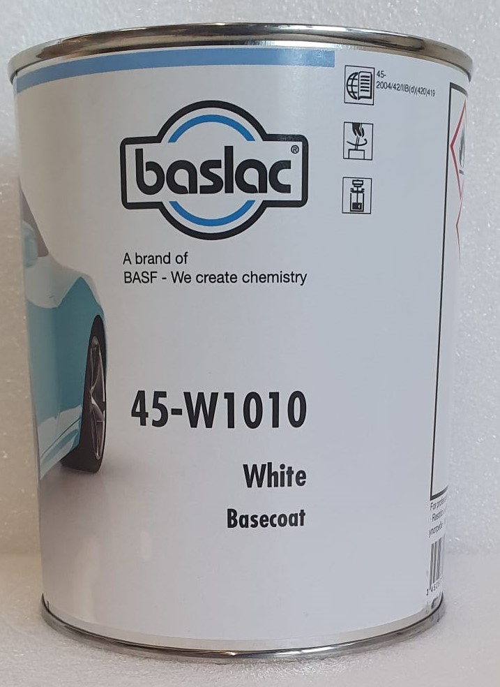 Baslac Wasserlack W1010 White in 1 Liter