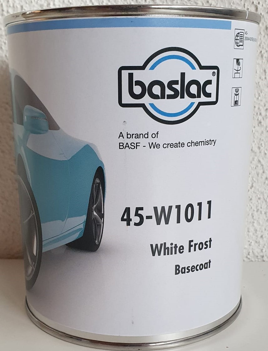 Baslac Wasserlack W1011 Frost White in 1 Liter