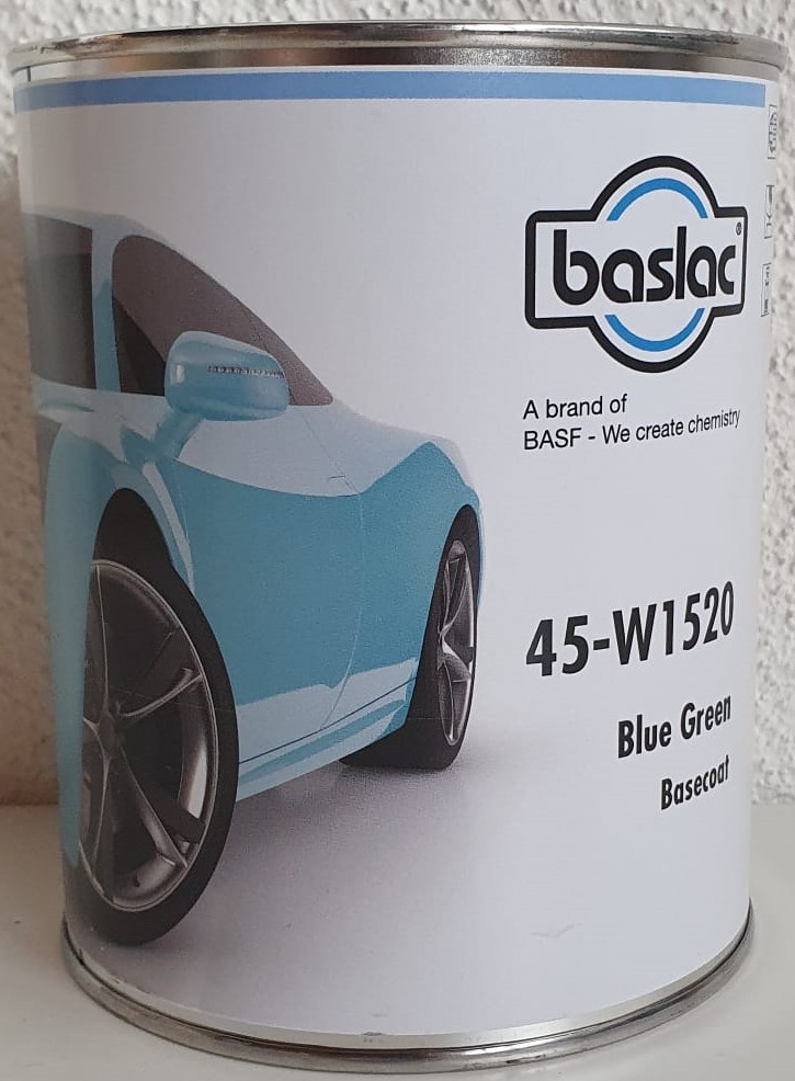 Baslac Wasserlack W1520 Blue-Green in 1 Liter