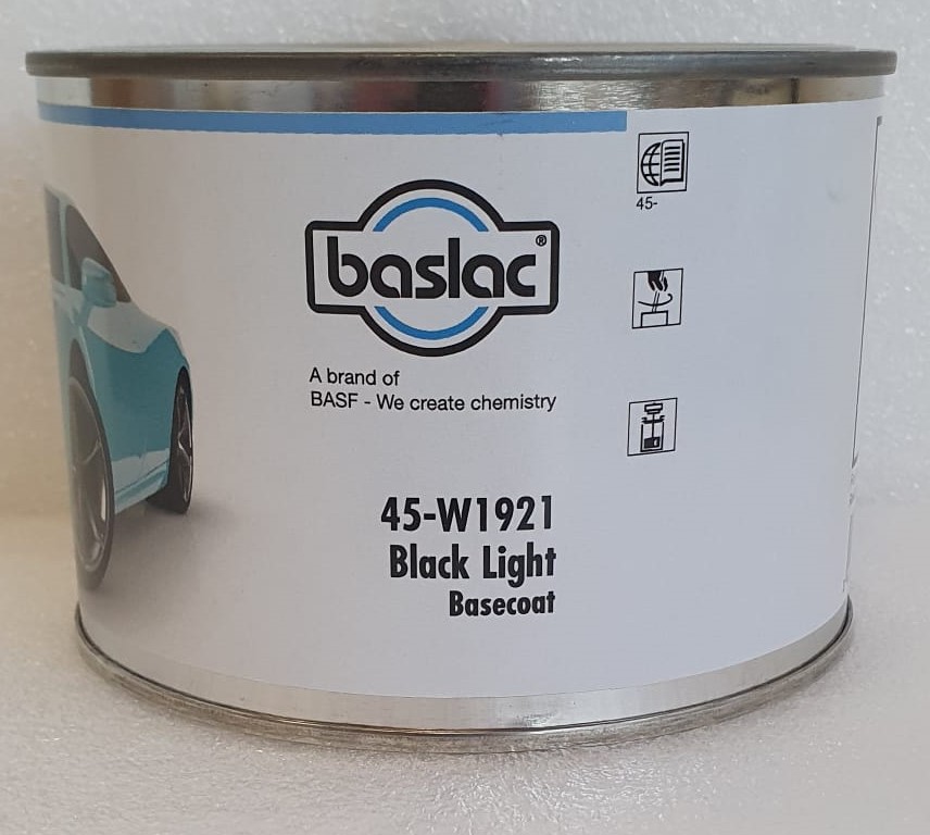 Baslac Wasserlack W1921 in 0,5 Liter Black Light