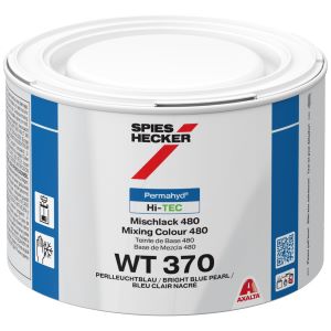 S+H Wasserlack Hi-Tec 370 in 0,5 ltr. perlleuchtblau